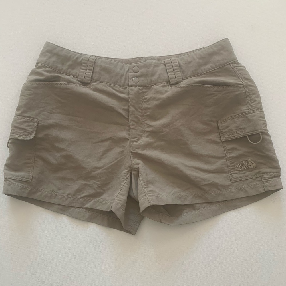 The North Face khaki shorts size 8